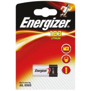 Lithium-Batterie 1-er Pack CR123